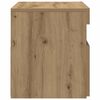 vidaXL Mueble de TV luces LED madera roble artisan 60x35x40 cm