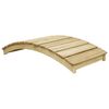 vidaXL Puente para jard&iacute;n de madera de pino impregnada 170x74 cm