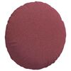 vidaXL Cojines para asiento 2 pcs Rojo vino &Oslash;60 x 21 cm tela