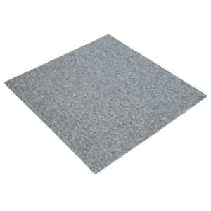 vidaXL Azulejo de alfombra Gris Claro 50 x 50 cm 20 uds. PP y Bet&uacute;n