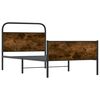 vidaXL Estructura de cama sin colch&oacute;n 100x190 cm madera roble Sonoma