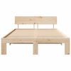 vidaXL Estructura de cama Natural 120 x 190 cm Madera de pino macizo