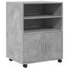 vidaXL Armario con ruedas madera ingenier&iacute;a gris hormig&oacute;n 60x48x81 cm