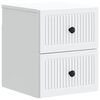 vidaXL Mesita de Noche de Pared 33 x 34,5 x 40 cm Madera de Ingenier&iacute;a