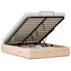 vidaXL Estructura de Cama Ottoman con Almacenamiento Natural