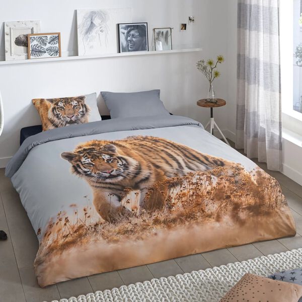 Good Morning Funda de edred&oacute;n TIGER 200x200 cm multicolor