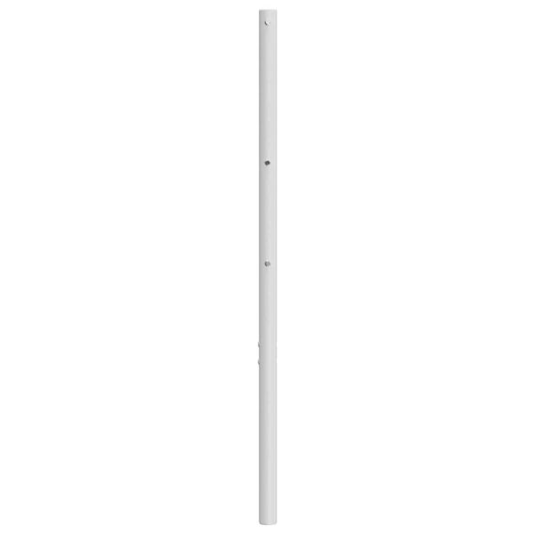 vidaXL Cabecero de repuesto de metal blanco 140 cm