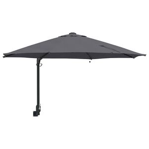 vidaXL Sombrilla de jard&iacute;n Manual Antracita 248 x 248 x 148 cm
