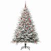 vidaXL &Aacute;rbol de Navidad Artificial Pre-iluminado con Juego de Bolas