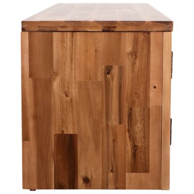 vidaXL Mueble para TV de madera maciza de acacia 120x35x40 cm