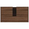 vidaXL Armario de ba&ntilde;o madera contrachapada marr&oacute;n roble 60x33x61 cm