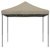 vidaXL Tienda de fiesta plegable Pop-Up taupe 292x292x315 cm