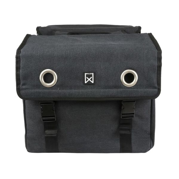 Willex Alforjas para bicicleta 52 L negro 11301