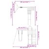 vidaXL Parque infantil de exterior madera maciza Douglas