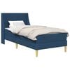 vidaXL Estructura de cama con colch&oacute;n con cabecera Poli&eacute;ster