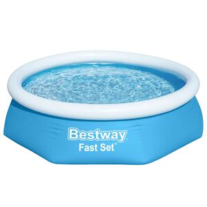 Bestway Piscina inflable redonda Fast Set 244x61 cm