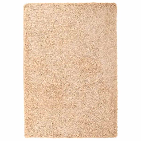 vidaXL Alfombra peluda de pelo largo NAVARRA beige 200x290cm poli&eacute;ster