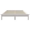 vidaXL Estructura de cama madera maciza de pino blanca 140x200 cm