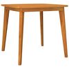 vidaXL Mesa de jard&iacute;n madera maciza de acacia 85x85x75 cm