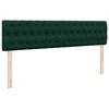 vidaXL Estructura de cama otomana con colch&oacute;n verde oscuro 200x200 cm