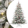 vidaXL Árbol de Navidad artificial con ramas articuladas 240 cm