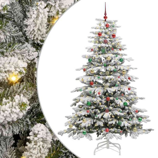 vidaXL Árbol de Navidad artificial con ramas articuladas 240 cm
