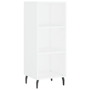 vidaXL Aparador de madera de ingenier&iacute;a blanco 34,5x32,5x90 cm