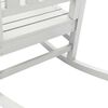 vidaXL Silla mecedora de jardín 3 pcs Blanco 38 x 38 x 46cm Plástico
