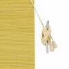 vidaXL Estor enrollable con cortinas Amarillo 120 x 220 cm Bambú
