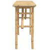 vidaXL Mesa consola de bamb&uacute; 115x39x75 cm
