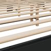 vidaXL Estructura de cama madera de ingenier&iacute;a y metal negro 200x200cm