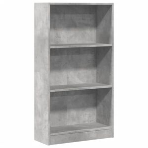 vidaXL Estanter&iacute;a de madera de ingenier&iacute;a gris hormig&oacute;n 60x24x109 cm