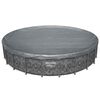 Bestway Cubierta para Piscina &Oslash;6,71 m Redondo Poli&eacute;ster Gris