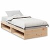vidaXL Sof&aacute; cama sin colch&oacute;n madera maciza de pino 90x190 cm