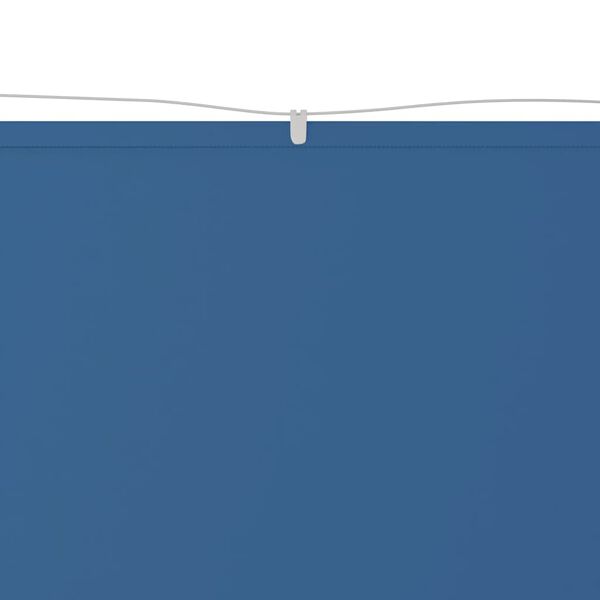 vidaXL Toldo vertical tela oxford azul 60x420 cm