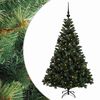 vidaXL &Aacute;rbol de Navidad artificial con bolas 120 cm 150 LED