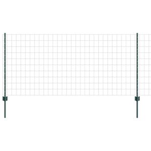 vidaXL Valla con Poste Verde