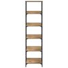 vidaXL Estante de libros Roble artesanal 50 x 33 x 188,5 cm