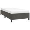 vidaXL Estructura de cama sin colch&oacute;n terciopelo gris oscuro 90x200 cm
