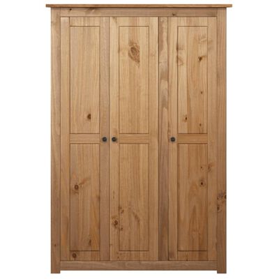 vidaXL Armario de 3 puertas madera pino Panamá Range 118x50x171,5 cm