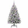 vidaXL Árbol de Navidad artificial Verde y 150 cm PVC y Metal