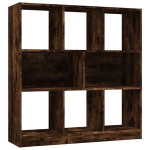 vidaXL Estanter&iacute;a madera contrachapada roble ahumado 97,5x29,5x100 cm