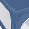 vidaXL Parque para bebés con 2 puertas tela Oxford azul claro