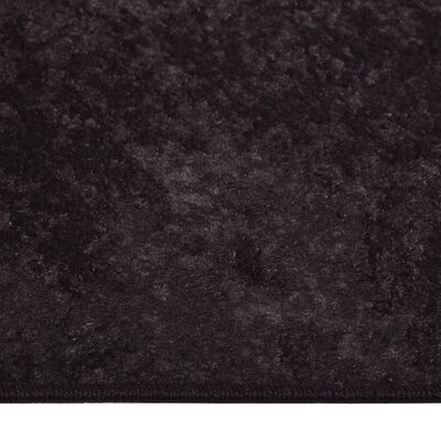 vidaXL Alfombra lavable antideslizante gris antracita 120x180 cm