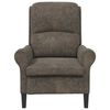 vidaXL sill&oacute;n Gris oscuro 76 x 94 x 102 cm Cuero sint&eacute;tico