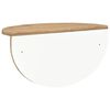 vidaXL Estante de pared 2 pcs Roble artesanal 48 x 24 x 24 cm