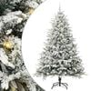vidaXL &Aacute;rbol de Navidad Artificial Pre-iluminado con Juego de Bolas