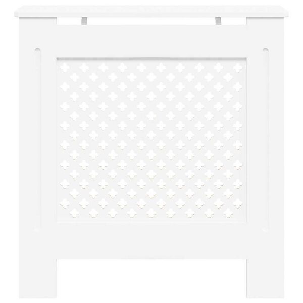 vidaXL Cubierta para radiador MDF blanco 78 cm