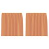vidaXL Cortinas de voile con ojales para barra, 2 piezas, color terracota