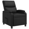 vidaXL Recliner Negro Cuero sint&eacute;tico